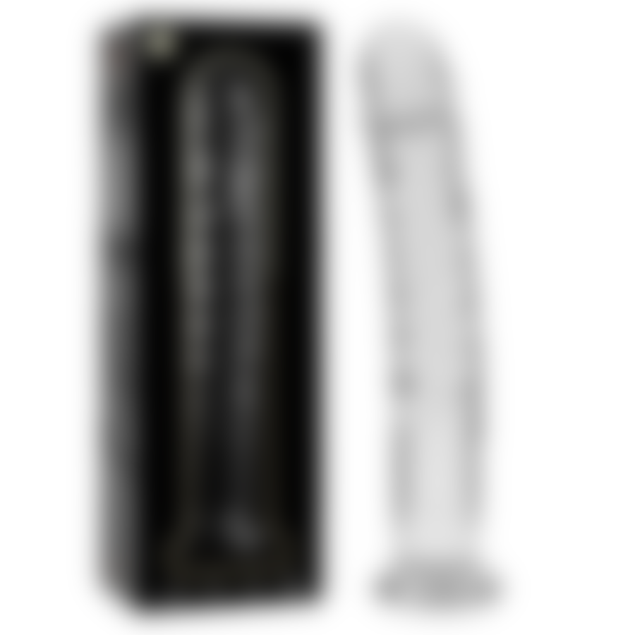 MODELO 16 DILDO VIDRO BOROSILICADO 18,5 X 3 CM TRANSPARENTE