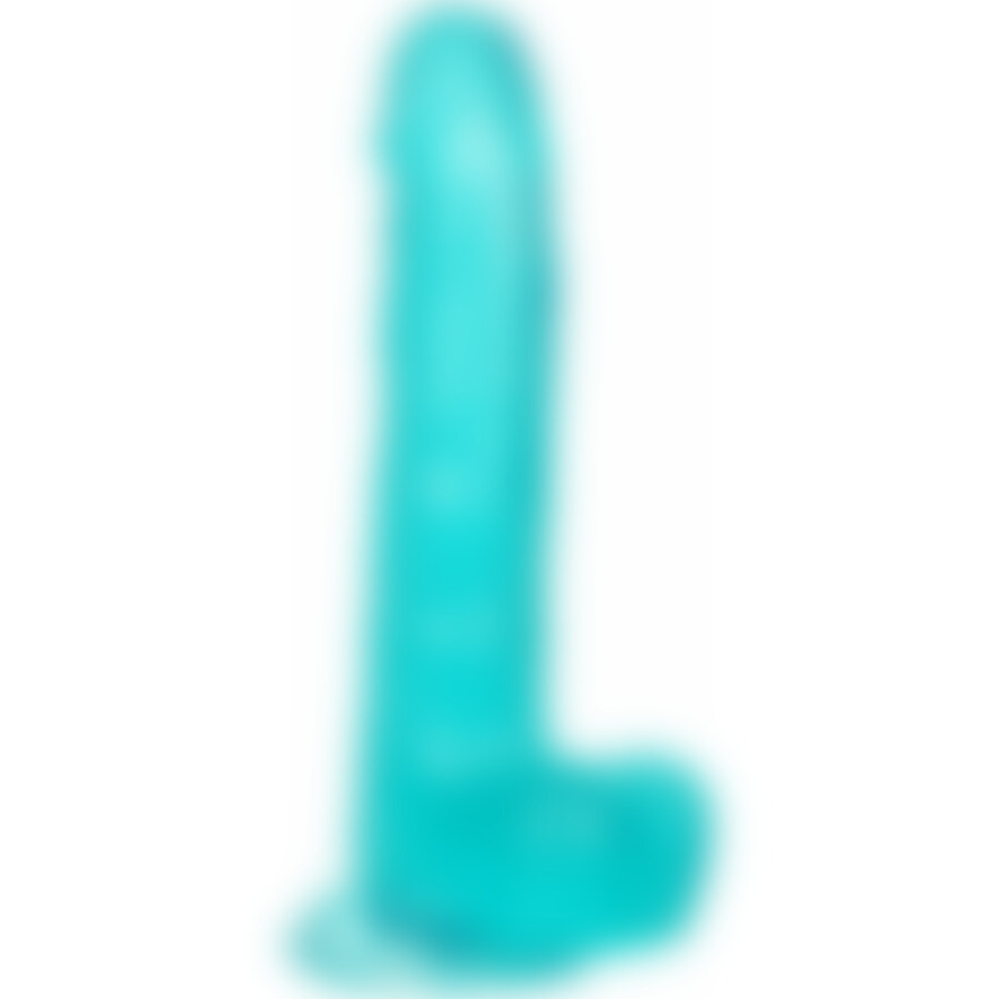 Queen size pene gelatina 25,5cm - azul