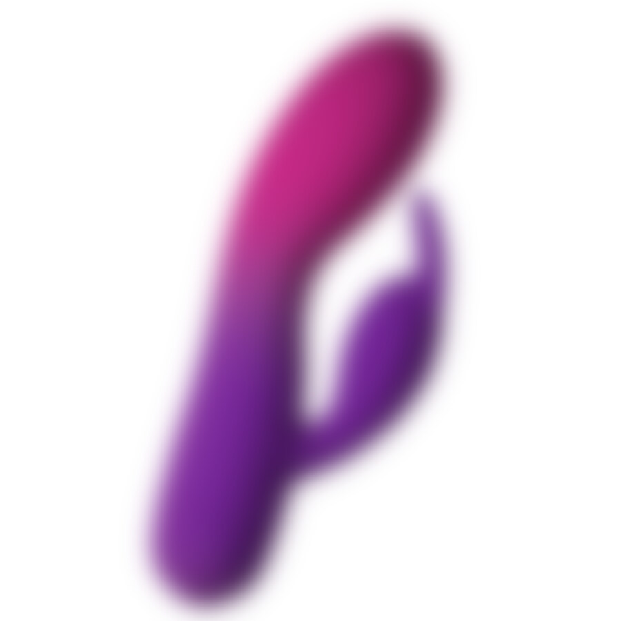 VIBRADOR GLO-GIRL PURPLE RABBIT