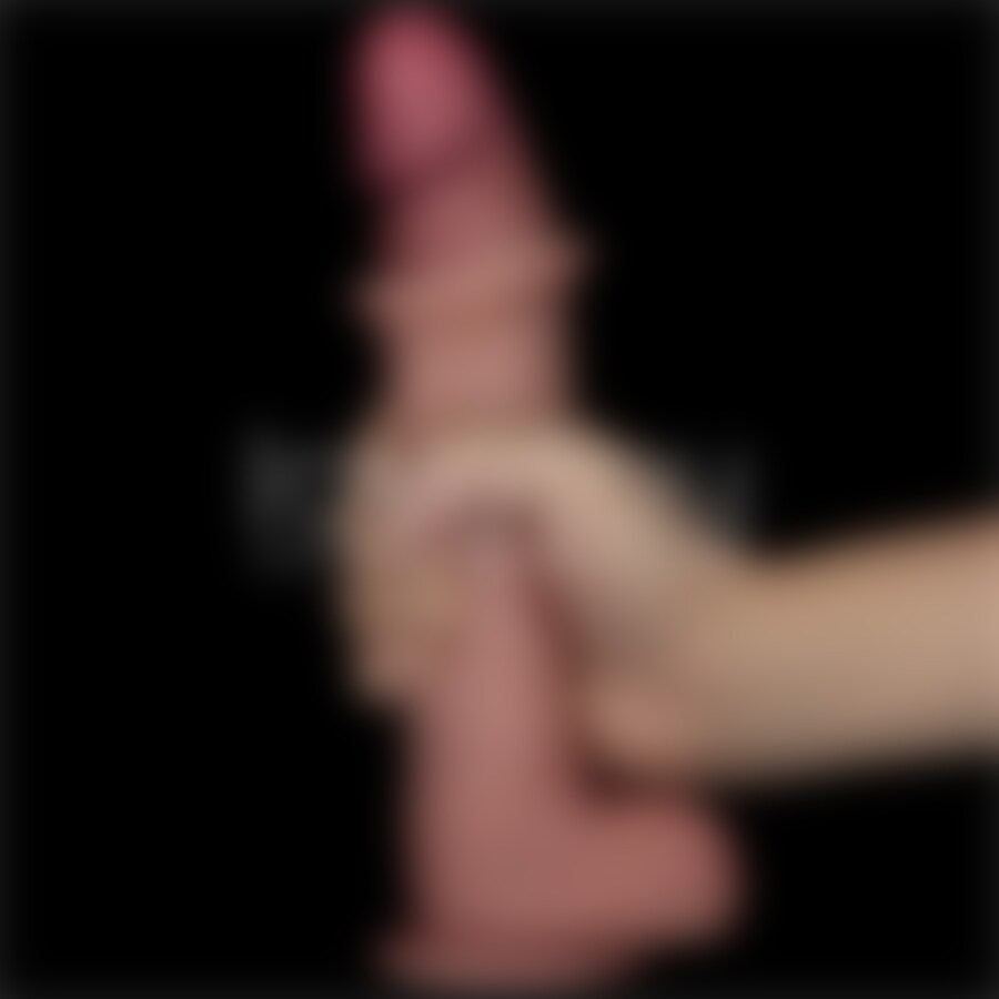 Sliding PRO II Dildo Piel Deslizante-Retractil Dual-layer 10