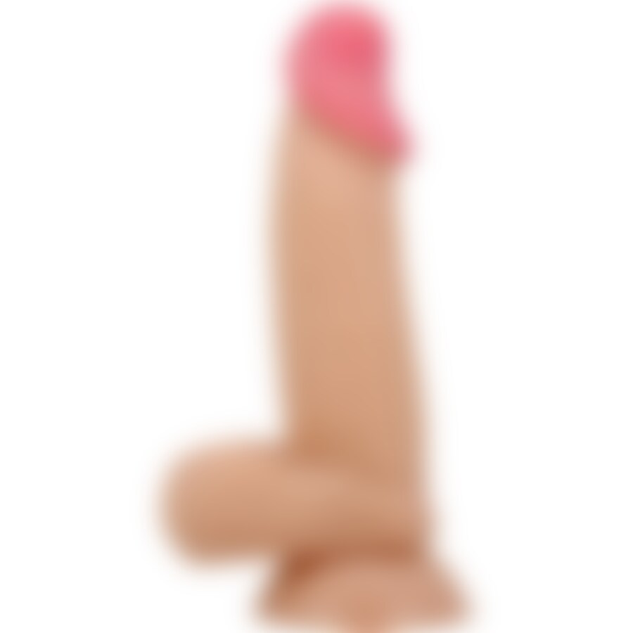SLIDING SKIN SERIES DILDO REALÍSTICO CON VENTOSA PIEL DESLIZ