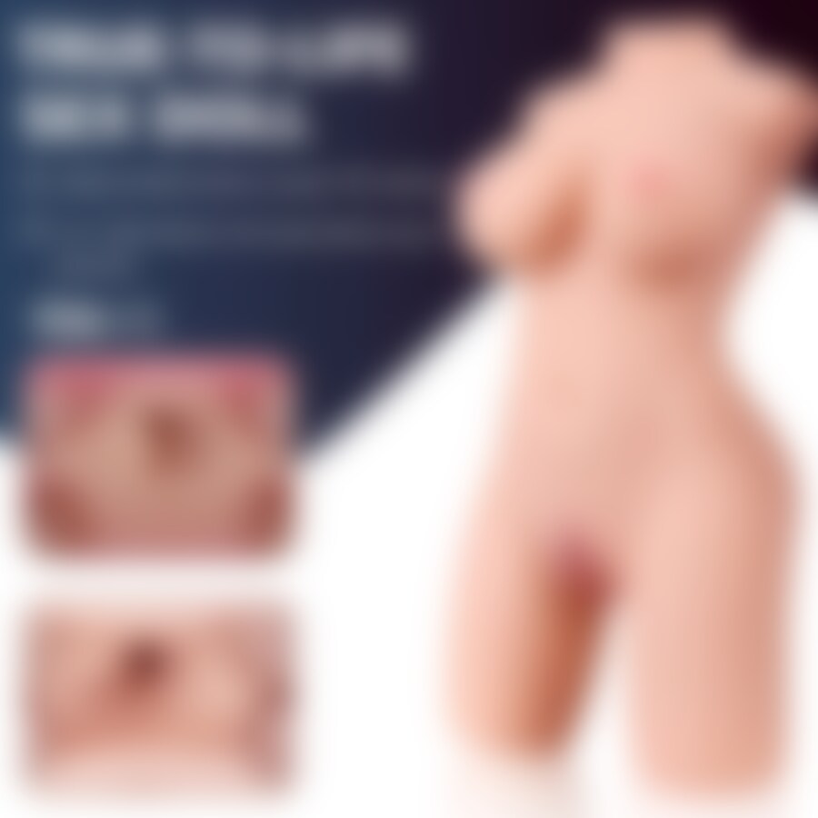 TORSO FEMININO REALÍSTICO A 3
