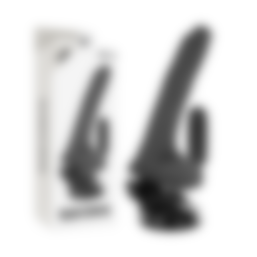 VIBRADOR REALISTICO CONTROL REMOTO NEGRO CON TESTICULOS 20 C