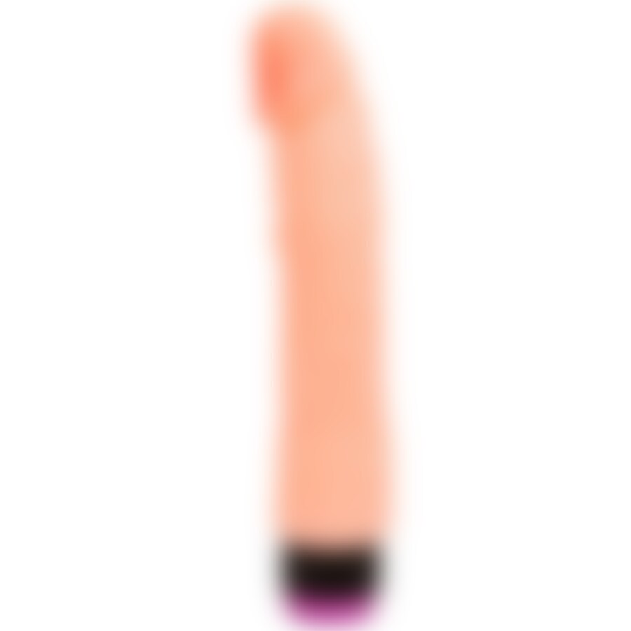 VIBRADOR REALISTICO FLEXIBLE NATURAL 24 CM