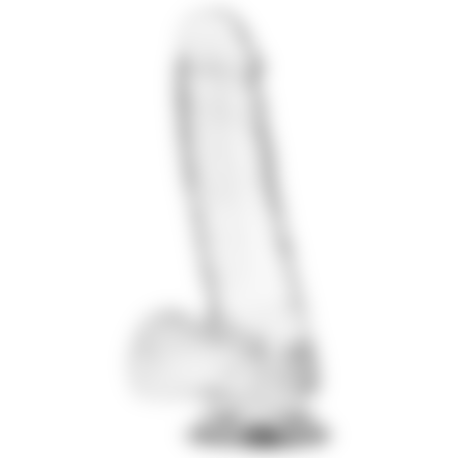 DILDO REALISTA TRANSPARENTE 3