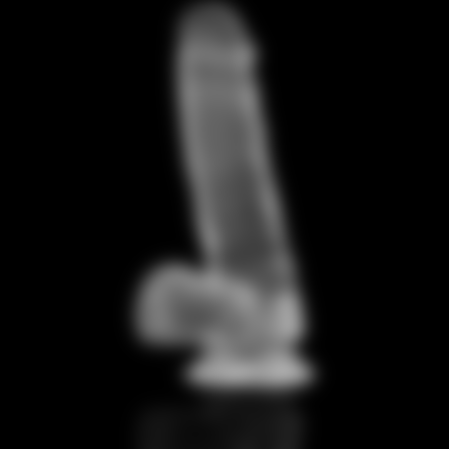 DILDO REALISTA TRANSPARENTE 4