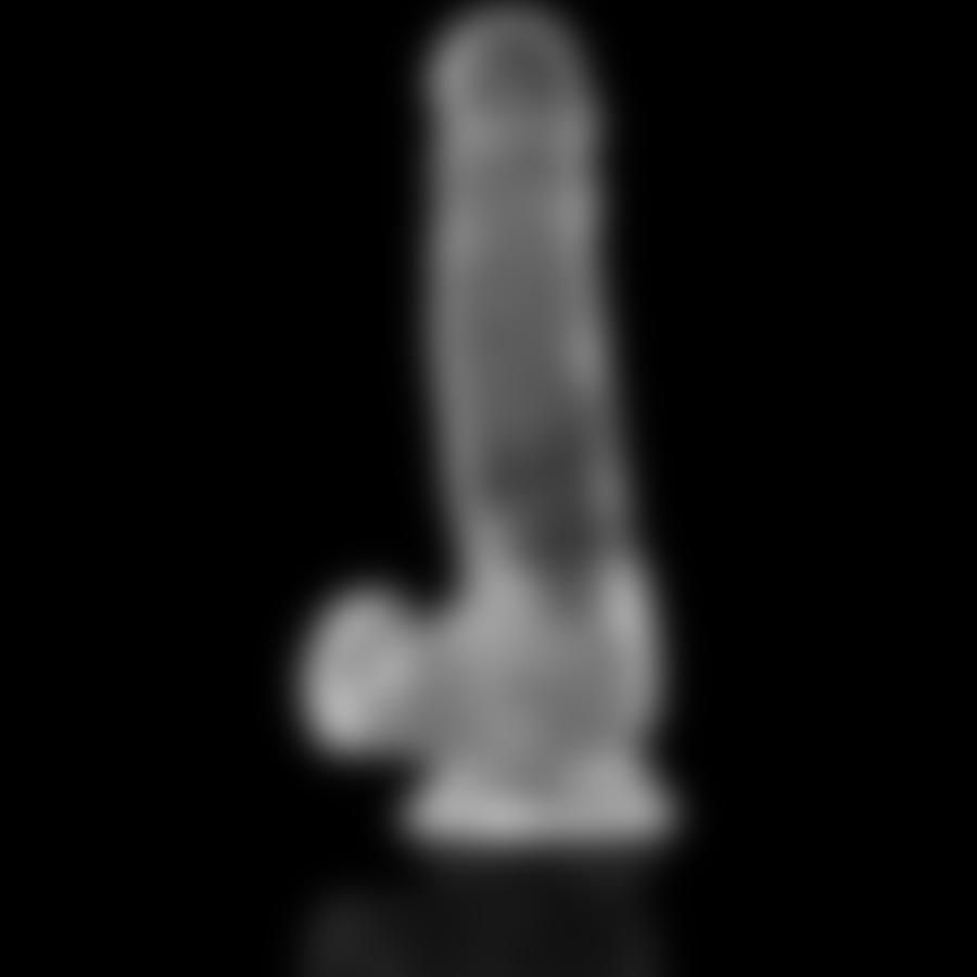 DILDO REALISTA TRANSPARENTE 5