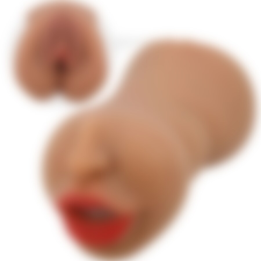 ZOEY MASTURBADOR DOBLE BOCA &amp; VAGINA NATURAL