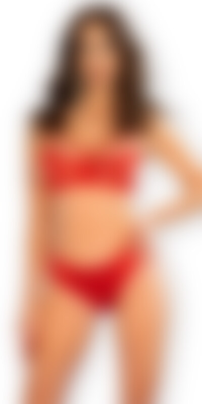 CONJUNTO CR-4676 RED Set di lingerie elegante e confortevole, CR-4676 rosso