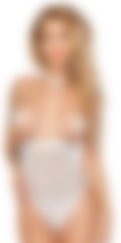 LUCY TEDDY WHITE Lingerie exclusiva Black Diamond da Me-Seduce
