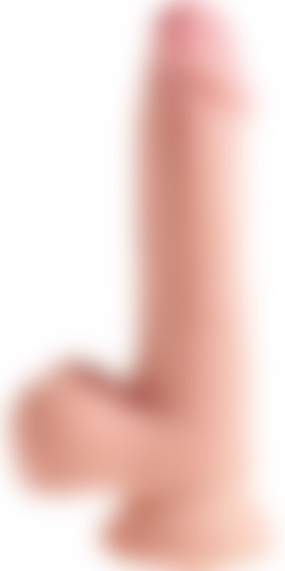 TRIPLA DENSITÀ 7.5 BALLS Dildo realistico a tripla densità con ventosa super potente