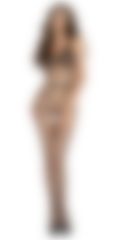 BODYSTOCKING ADORNÉ Body de lingerie noir, sexy et élégant.
