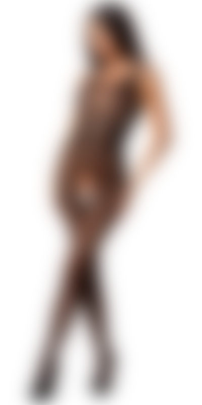 PASSION - WOMAN BS078 Intimo in pizzo e trasparenze, colore nero