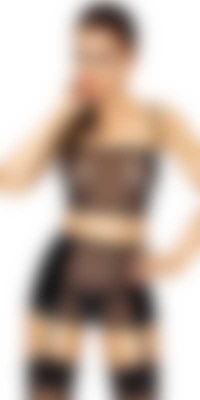 SAYLA Lingerie sexy e de qualidade, com top, tanga e cinta-liga