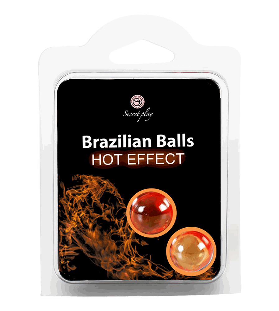 Secret play brazilian balls efecto calor pack de 2