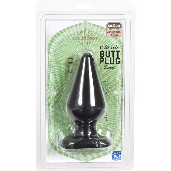 BUTT PLUG ANAL GRANDE NEGRO