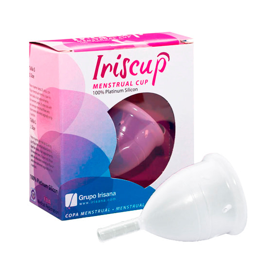 IRISCUP COPA MESTRUAL TRANSPARENTE PEQUEÑA