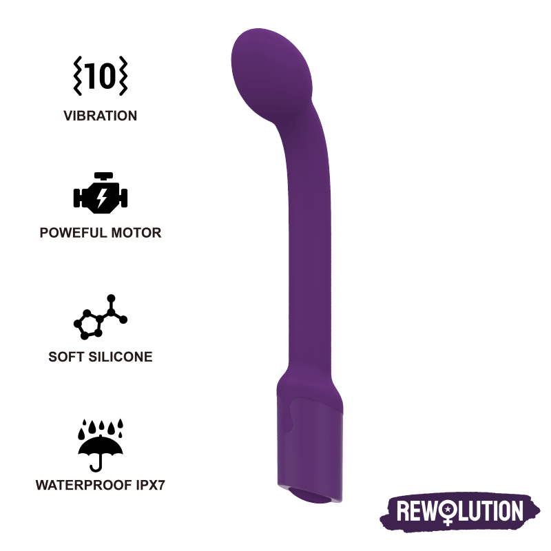 REWOFLEX FLEXIBLE G-POINT STIMULATOR VIBRATOR