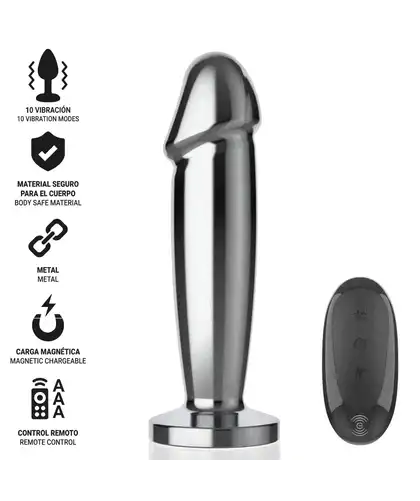 TITAN REMOTO Vibratore in metallo con telecomando
