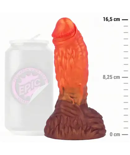 ANDROS Dildo robusto de silicona con textura natural y ventosa firme
