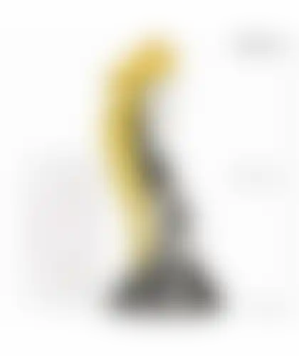 DRAKON Dildo de silicone inspirado numa cobra amarela