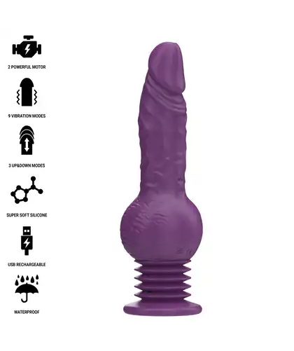 BOOSTER Dual Vibrator with Suction, Telescopic Motion