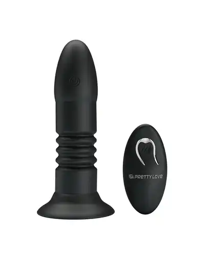 MAGIC JINGER Plug anale vibrante con telecomando e potente ventosa