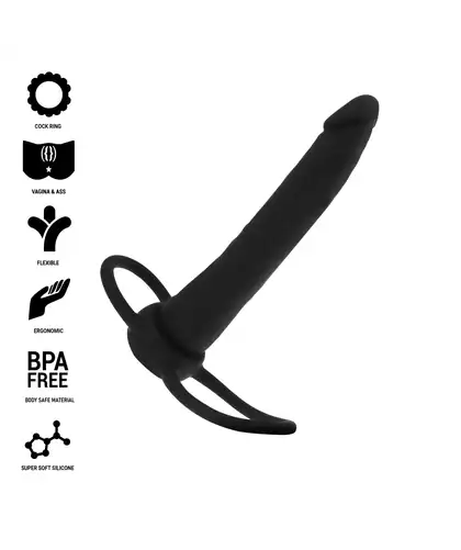 COBI ONYX GODMICHE ANAL CON ANILLO Gode anal de luxe, stimulation totale et confortable.