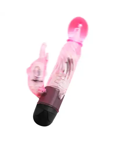 VIBRATORE CON RABBIT ROSA Vibratore rabbit per un piacere intenso. Completamente impermeabile.