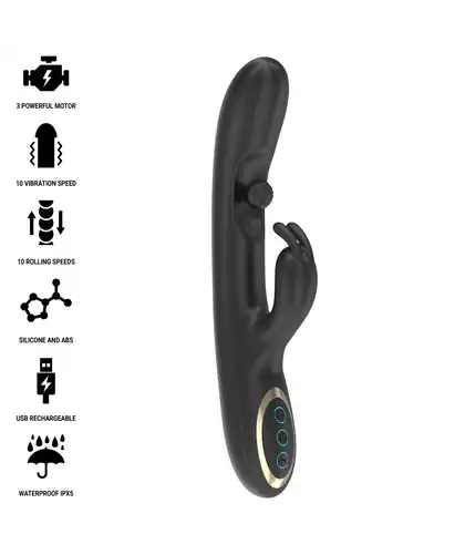 ESFERA Vibromasseur Rabbit : 3 moteurs, sphère rotative, étanche