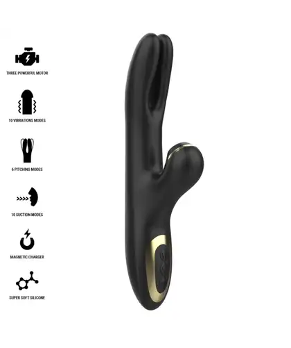 CLAMPING Vibromasseur double, puissant, réglable et étanche