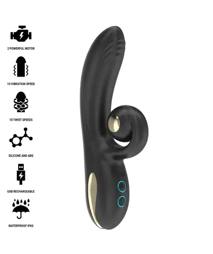 CARACOL Découvrez notre vibrateur rotatif double, conçu pour intensifier vos moments en solo ou à