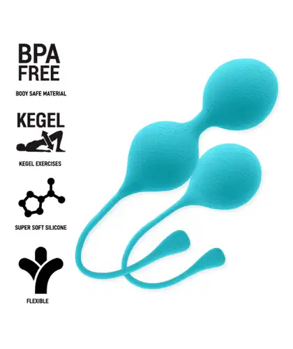 KENDALL Bolas chinesas de silicone para fortalecer o pavimento pélvico