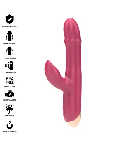 CHLOE Vibratore 3 in 1: versatile, 10 modalità, ergonomico, resistente