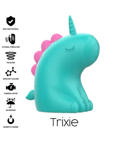 TRIXIE Mini massageador com 7 modos de pulsação e carregamento USB