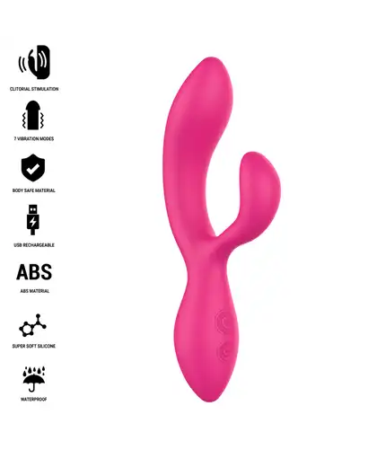 CHARLY Vibromasseur flexible et ergonomique avec 7 modes de vibration