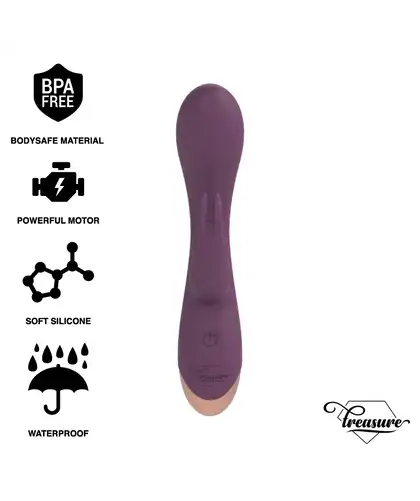 LAURENCE RABBIT Vibrador Treasure Laurence Rabbit: dupla estimulação