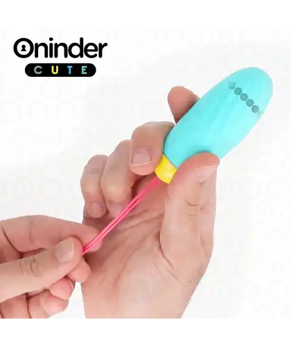 LOVE PLEASURE ŒUF VIBRO-ROTATIF EN SILICONE AVEC PIERRE PRÉCIEUSE - APPLICATION GRAT
