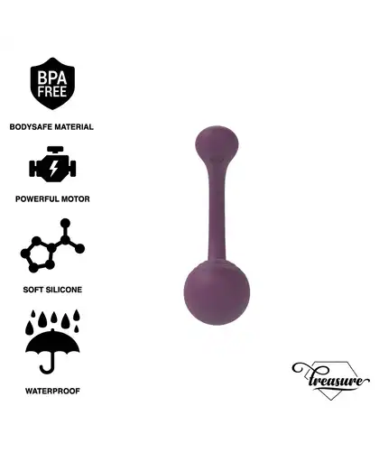 MERLIN Vibrador duplo Treasure Merlin para estimulação intensa