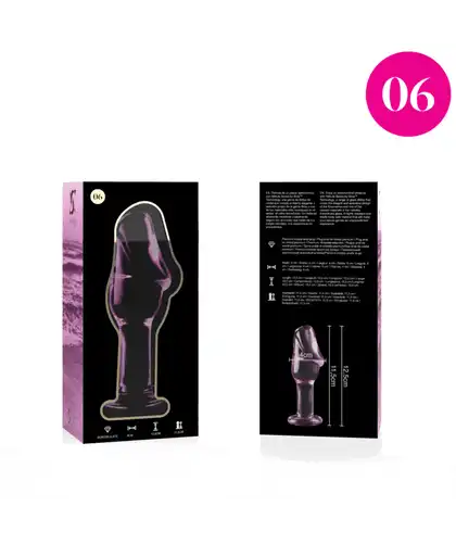 BOROSILICATE GLASS 06 High-Quality Borosilicate Glass Anal Plug