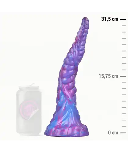 NOKKEN Dildo de silicona mitológica con ventosa para manos libres