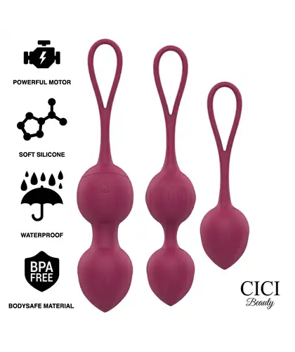 CICI REMOTE BOLAS Bolas de amor vibrantes con control remoto y modos variados