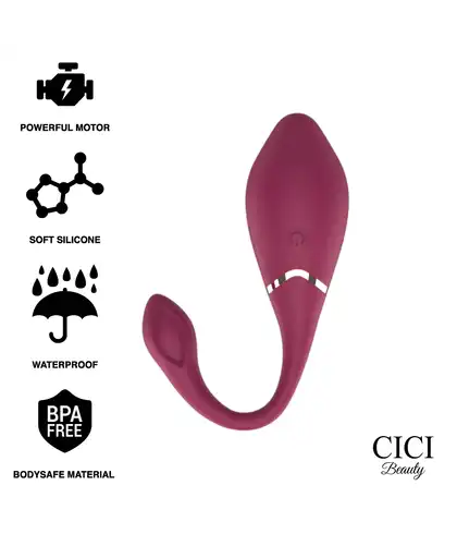 EGG VIBRATOR Estimulador de punto G con control remoto y 10 vibraciones