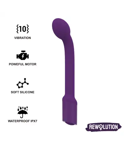REWOFLEX Vibrador potente a batería, estimula punto G con precisión