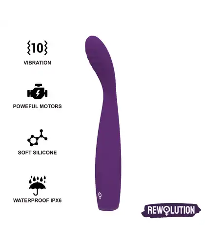 REWOSTIM Vibrador flexible y potente con múltiples modos