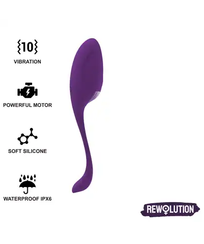 REWOVO Juguete sexual recargable resistente al agua, vibrador