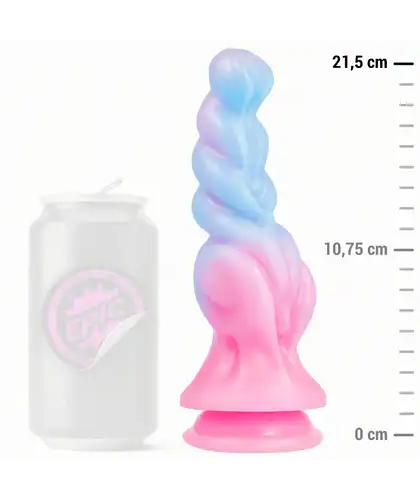 RHEONA Dildo ergonómico, diseño trenzado, silicona premium, resistente al agua