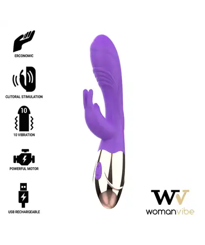 VIORA Vibrador rabbit womanvibe viora: placer y elegancia
