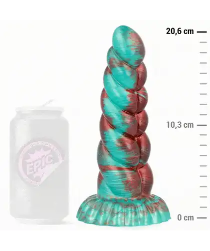 ZIRION DILDO FUEGO RIDO Dildo intenso de silicone, para estimulação profunda e segura