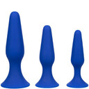KIT 3 ANAL PLUG BLUE
